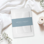 Bandeau De Faire-part Couleur modifiable Mariage classique moderne