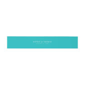 Bandeau De Faire-part Couleur modifiable Mariage classique moderne (Plat)
