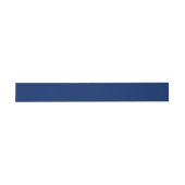Bandeau De Faire-part Couleur solide bleue royale (Plat)