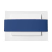 Bandeau De Faire-part Couleur solide bleue royale (Devant Example)
