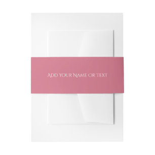 Bandeau De Faire-part Couleur tendance Soft rose Décor