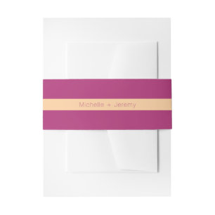 Bandeau De Faire-part Couleur tropicale chaude 2