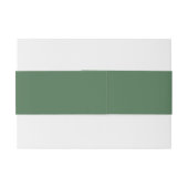 Bandeau De Faire-part Couleur uni clair Moss Green (Dos exemple)