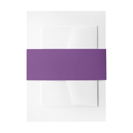 Bandeau De Faire-part Couleur violet (Devant example)