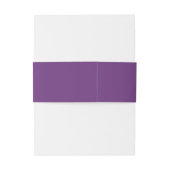 Bandeau De Faire-part Couleur violet (Dos Example)