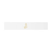 Bandeau De Faire-part COULEURS ÉDITABLES SJ Monogram JS Monogram Belly B (Plat)