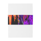 Bandeau De Faire-part Couleurs mixtes (Dos Example)