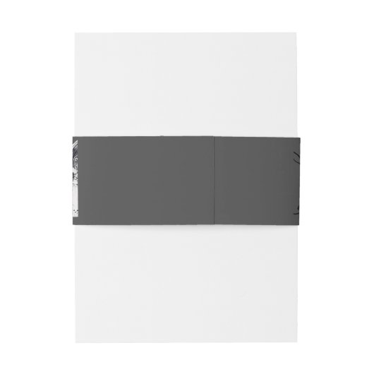 Bandeau De Faire-part Couple Mariage (Dos Example)