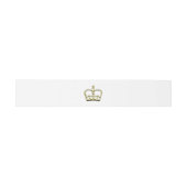 Bandeau De Faire-part Couronne dorée (Plat)