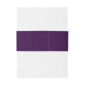 Bandeau De Faire-part Couronne royale d'or pourpre (Dos Example)