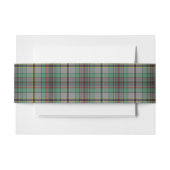 Bandeau De Faire-part Craig Scottish Tartan Belly Band (Devant Example)