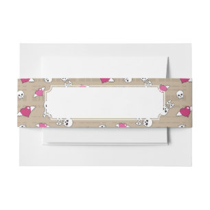 Bandeau De Faire-part Crânes