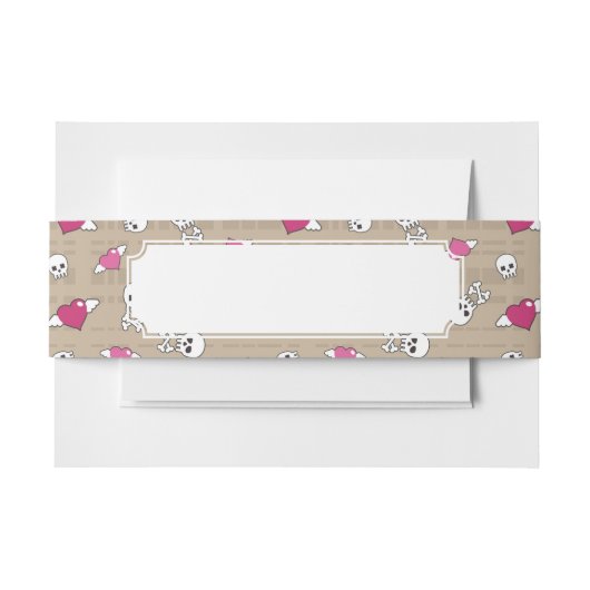 Bandeau De Faire-part Crânes (Devant Example)