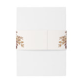 Bandeau De Faire-part Crème Boho Mariage noir et blanc (Dos Example)