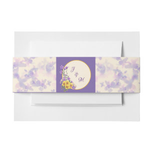 Bandeau De Faire-part Crème Spring Garden Collection