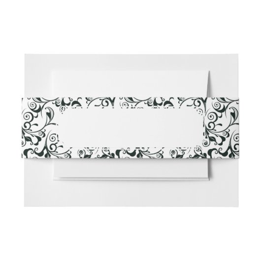 Bandeau De Faire-part Damassé (Devant Example)
