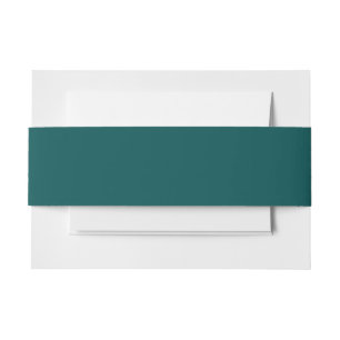 Bandeau De Faire-part Dark Teal Solid Color