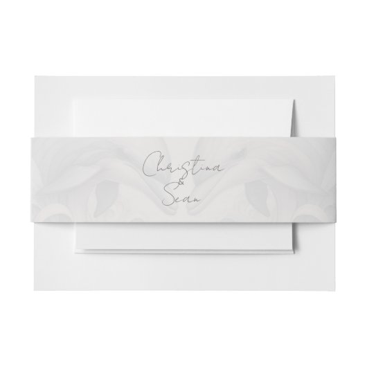 Bandeau De Faire-part Dauphin unique Mariage à thème (Devant Example)