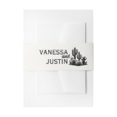 Bandeau De Faire-part Décontracté Mariage Cactus (Devant example)