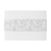 Bandeau De Faire-part Dentelle blanche tombante (Dos exemple)