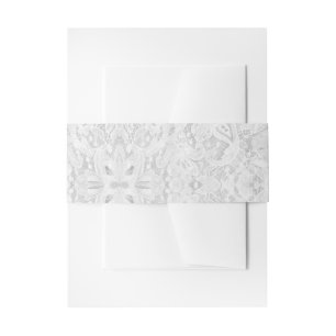 Bandeau De Faire-part Dentelle de blanc de Falln