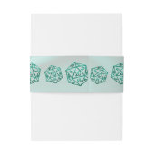 Bandeau De Faire-part Dés RPG | Emerald Imaginaire Tabletop Retro Gamer (Dos Example)