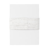 Bandeau De Faire-part Design à la bouleau blanche (Dos Example)