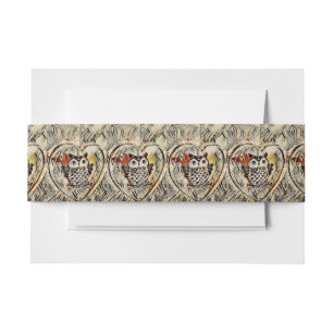 Bandeau De Faire-part Dessin de hibou