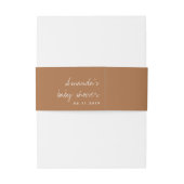 Bandeau De Faire-part Dessin Élégant Simple Floral (Dos Example)