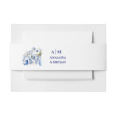 Bandeau De Faire-part Destination Grèce Mariage Santorin (Devant Example)