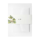 Bandeau De Faire-part Destination tropicale (Devant example)