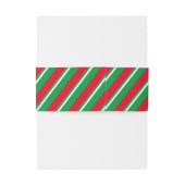 Bandeau De Faire-part Diagonal Sucres de canne de vacances (Dos Example)