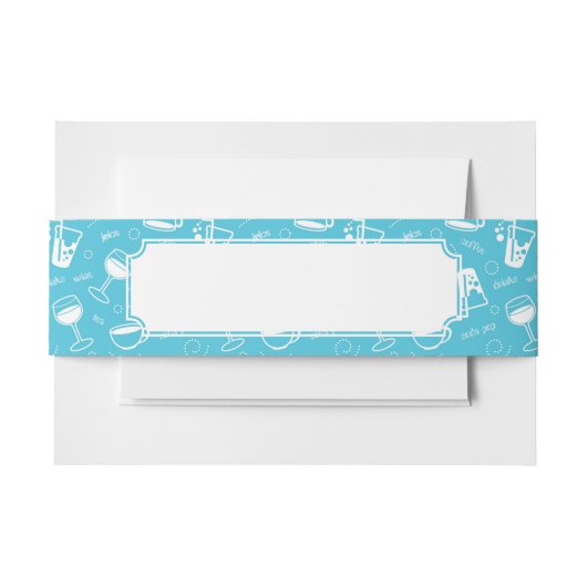 Bandeau De Faire-part Diverses boissons (Devant Example)