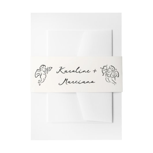 Bandeau De Faire-part Doodles Mariages dessinés à la main (Devant example)