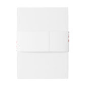 Bandeau De Faire-part Double Bonheur Elégant Mariage chinois (Dos Example)