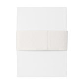 Bandeau De Faire-part Douce petite douche de bébé miel (Dos Example)