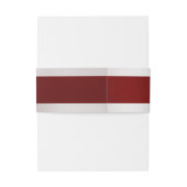 Bandeau De Faire-part Doves & Coeur sur Ruby Mariage (Dos Example)