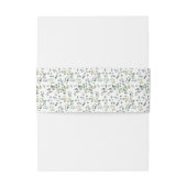 Bandeau De Faire-part Duo de verdure d'eucalyptus rustique 2 (Dos Example)