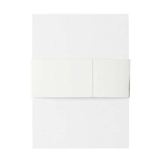 Bandeau De Faire-part Dusky Winter Snow Mountain Mariage paysage (Dos Example)