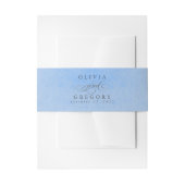 Bandeau De Faire-part Dusty Blue Modern Boho Wedding (Devant example)