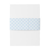 Bandeau De Faire-part Dusty Blue Monogram Crest Wedding Invitation Belly (Dos Example)