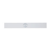 Bandeau De Faire-part Dusty Blue Monogram Mariage de couronne (Plat)