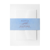 Bandeau De Faire-part Dusty Blue Red Modern Boho Wedding (Devant example)