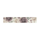 Bandeau De Faire-part Dusty Mauve & Ivory Bloom Mariage botanique (Plat)