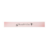 Bandeau De Faire-part Dusty Rose Ballet (Plat)