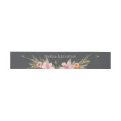 Bandeau De Faire-part Dusty rose violet Mariage floral (Plat)
