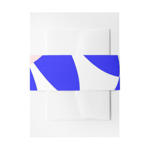 Bandeau De Faire-part Écaille Bleue et Blanche