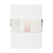 Bandeau De Faire-part Éclairage À Chaîne, Éclat De Brosse, Coeurs Florau (Dos Example)