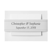 Écriture élégante et simple en noir, mariage perso