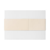 Bandeau De Faire-part Eggshell Elegance Mariage Belly Band (Dos exemple)